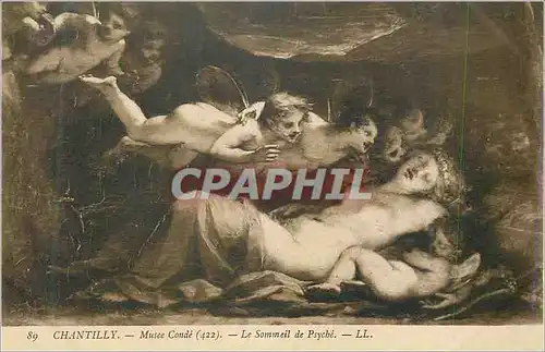 Cartes postales Chantilly Musee Conde Le Sommeil de Psyche