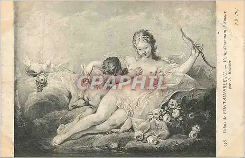 Cartes postales Palais de Fontainebleau Venus Desarmant l'Amour