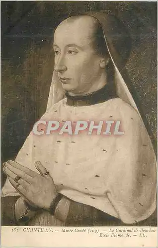 Cartes postales Chantilly Musee Conde Le Cardinal de Bourbon Ecole Flamande