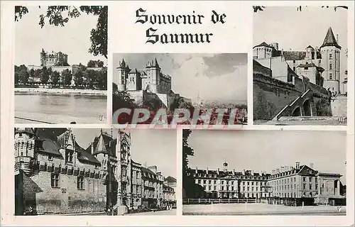 Cartes postales moderne Souvenir de Saumur Vue Generale Le ch�teau et la Loire