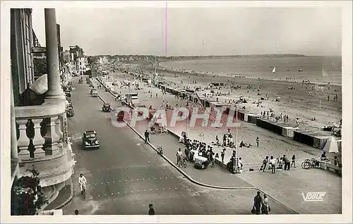 Moderne Karte La Baule sur Mer Vue de la Plage et du Remblai