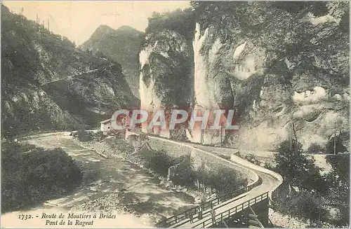Cartes postales Routes de Moutiers a Brides Pont de la Rageat