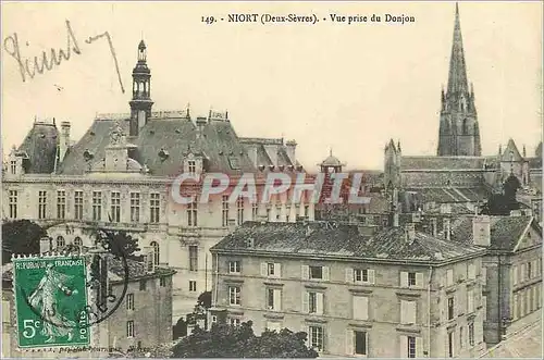 Ansichtskarte AK Niort (Deux Sevres) Vue prise du Donjon