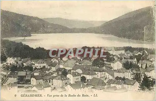 Cartes postales Gerardmer Vue prise de la Roche du Rain