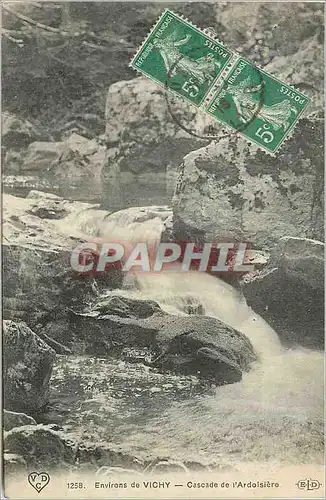 Cartes postales Environs de Vichy Cascade de l'Ardoisiere