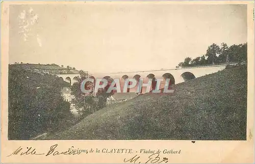 Ansichtskarte AK Environs de la Clayette Viaduc de Gothard
