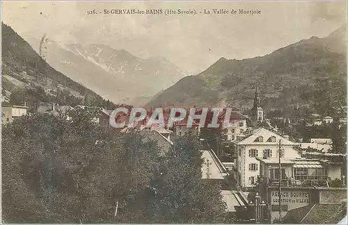 Ansichtskarte AK St Gervais les Bains (Hte Savoie) La Vallee de Montjoie