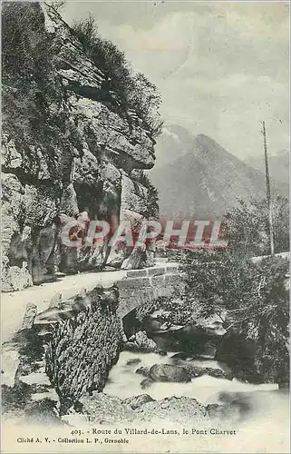 Cartes postales Route de Villard de Lans Le Pont Charvet