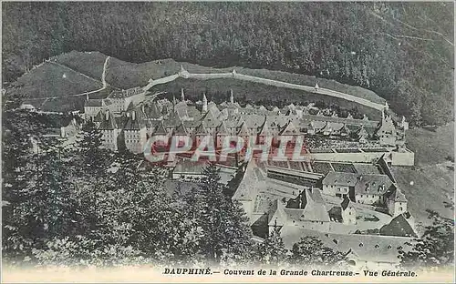 Cartes postales Dauphine Couvent de la Grande Chartreuse Vue Generale