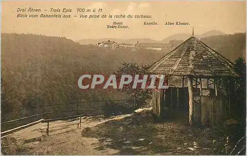 Cartes postales Trois Epis 700 m Drei Ahren Vue prise de la Roche du Corbeau Germania