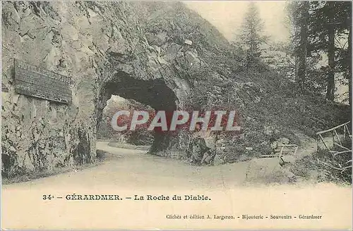 Cartes postales Gerardmer La Roche du Diable