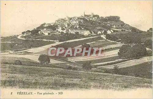 Cartes postales Vezelay Vue Generale