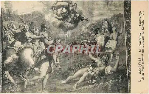 Cartes postales Beauvais La Cathedrale Tapisseries Saint Paul sur le Chemin de Damas