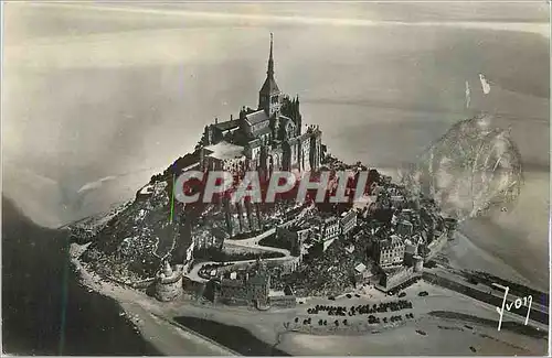 Cartes postales moderne Mont Saint Michel Vue Aerienne