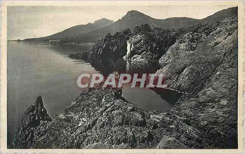 Cartes postales moderne Les Rochers du Trayas Route de la Corniche d'Or La Cote d'Azur Le Pic Aurele et le Cap Roux