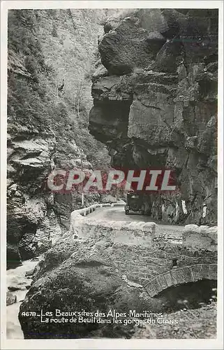 Cartes postales moderne La Route de Beuil dans les Gorges du Cians Les Beaux Sites des alpes Maritimes