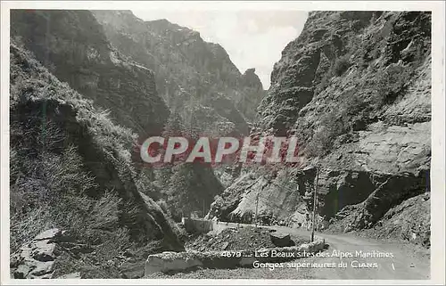 Cartes postales moderne Gorges Superieures du Cians Les Beaux Sites des alpes Maritimes