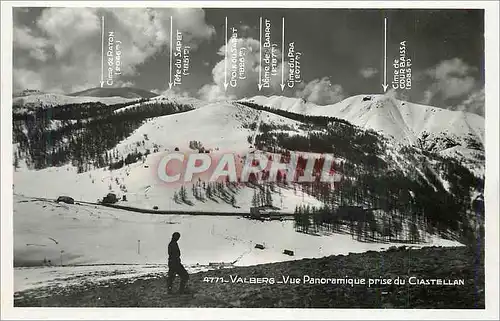 Cartes postales moderne Valberg Vue Panoramique prise du Ciastellan