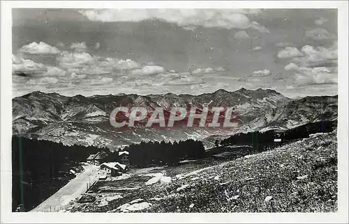 Cartes postales moderne Valberg (A M) Vue sur la Vallee du Var et la Chaine des Alpes