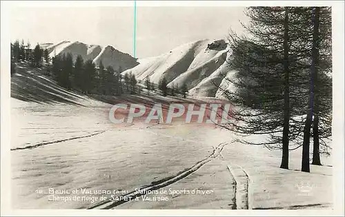 Cartes postales moderne Beuil et Valberg (A M) Stations de Sports d'Hiver Champs de Neige de Sapet a Valberg Ski