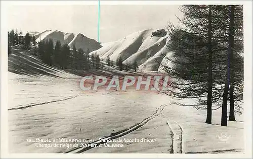 Moderne Karte Beuil et Valberg (A M) Stations de Sports d'Hiver Champs de Neige de Sapet a Valberg Ski