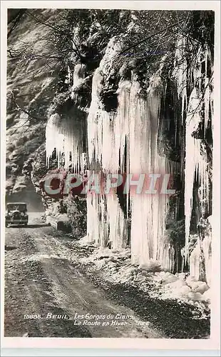 Cartes postales moderne Beuil Les Gorges du Cians La Route d'Hiver