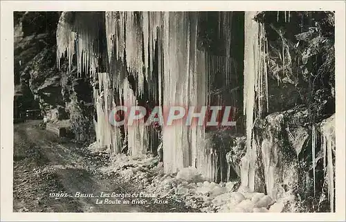 Cartes postales moderne Beuil Les Gorges du Cians La Route en Hiver