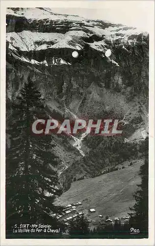 Moderne Karte Sixt Hte Savoie La Vallee du Fer a Cheval