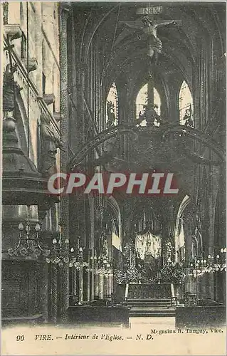 Cartes postales Vire Interieur de l'Eglise Christ