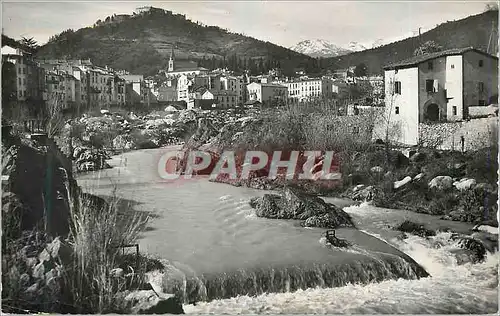 Moderne Karte Amelie les Bains (P O) Le Tech Vallee du Tech Au Fond Le Canigou