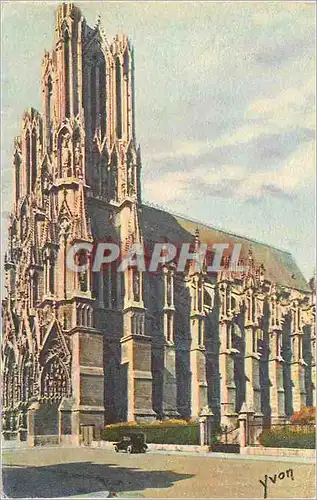 Ansichtskarte AK Reims (Marne) La Douce France La Cathedrale Facade Sud Ouest