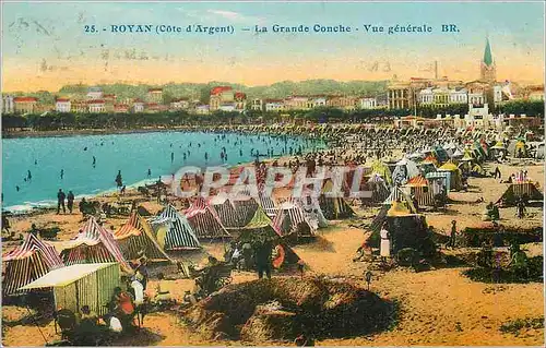 Cartes postales Royan (Cote d'Argent) La Grand Conche Vue Generale