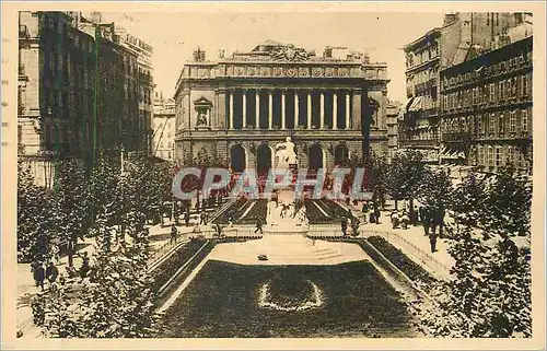 Ansichtskarte AK Marseille (Bouches du Rhone) La Place de la Bourse