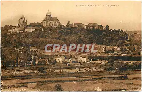 Ansichtskarte AK Provins (S et M) Vue Generale