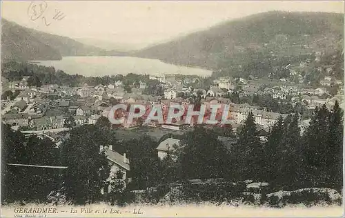 Ansichtskarte AK Gerardmer La Ville et le Lac