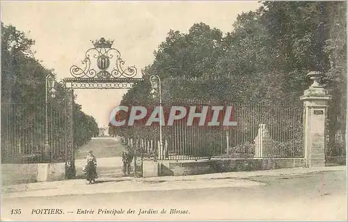Cartes postales Poitiers Entree Principale des Jardins de Blossac