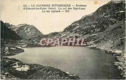 Ansichtskarte AK Le Dauphine Pittoresque Environs d'Allevard les Bains (Isere) Le Col des Sept Laux