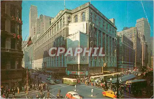 Cartes postales moderne New York Herald Square Broadway and 34 th Street