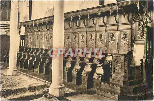 Cartes postales Les Stalles du Choeur de l'Abbaye St Pierre de Solesmes