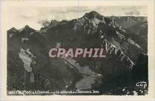 Cartes postales moderne Le Grand Som et le Couvent vus du Sommet du Charmant Som