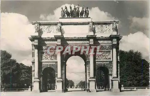 Moderne Karte Paris L'Arc de Triomphe du Carrousel