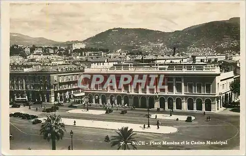 Cartes postales moderne Nice Place Massena et le Casino Municipal