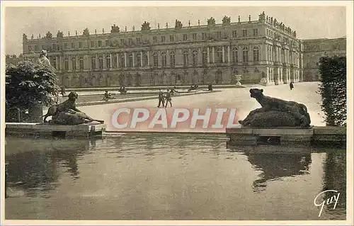 Ansichtskarte AK Versailles et ses Merveilles Le Chateau et les Parterres d'eau