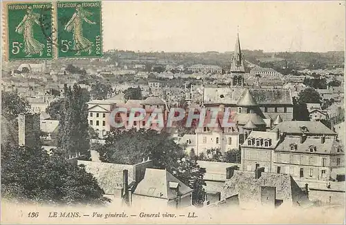 Cartes postales Le Mans Vue Generale