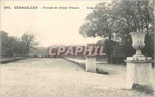 Cartes postales Versailles Terrasse du Grand Trianon