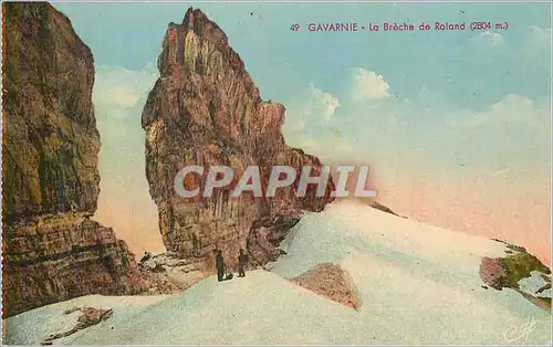 Cartes postales Gavarnie La Breche de Roland (2804 m)