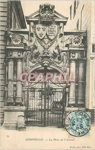 Cartes postales Compiegne La Porte de l'Arsenal