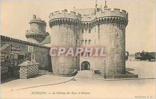 Ansichtskarte AK Alencon Le Chateau des Ducs d'Alencon Quinquina Monceau