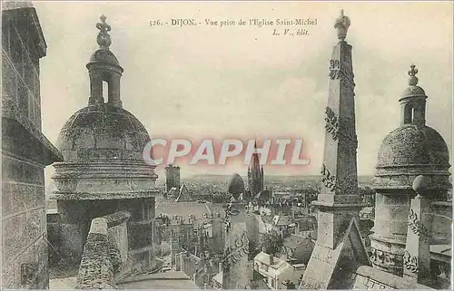 Ansichtskarte AK Dijon Vue prise de l'Eglise Saint Michel