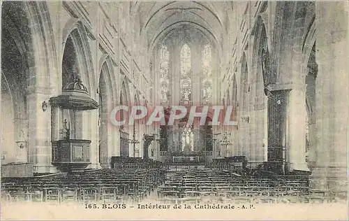 Ansichtskarte AK Blois Interieur de la Cathedrale